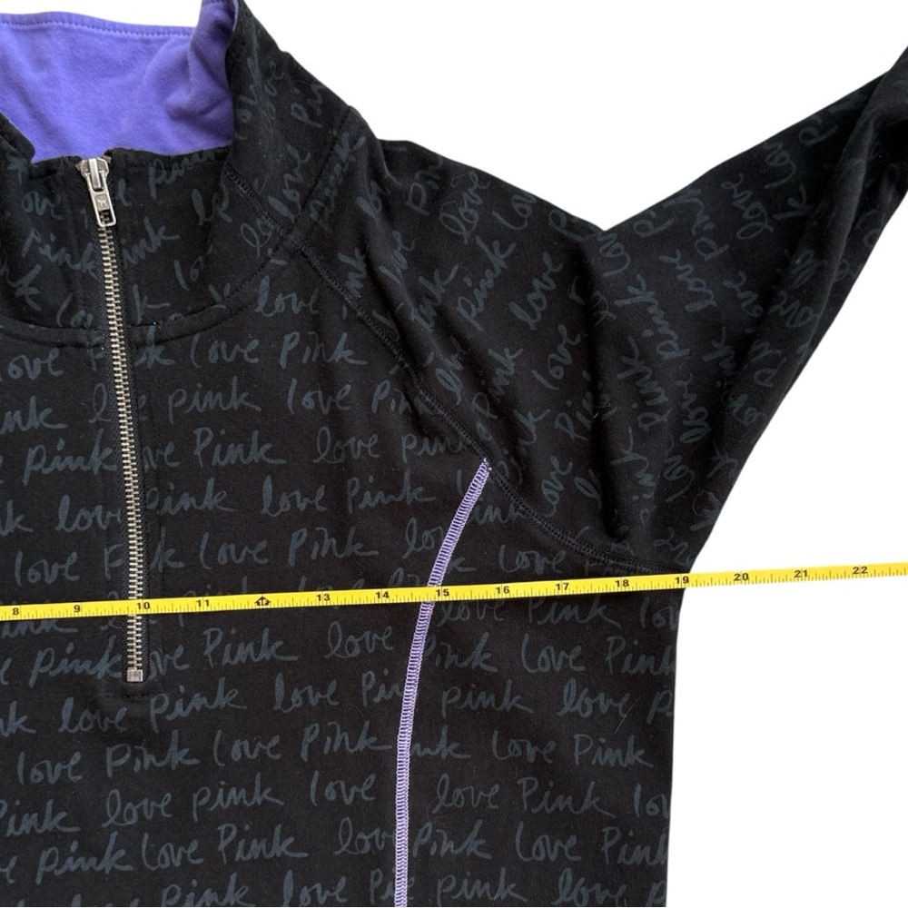 VS PINK Yoga | 3/4 Zip Up | Medium - Picture 4 of 6